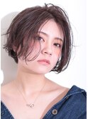 大人可愛いショートボブ/20代30代40代/江渡裕司/デジタルパーマ
