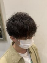 アース 天満橋店(HAIR & MAKE EARTH) 20代30代メンズツイストパーマ束感トラッドオシャレ感ショート