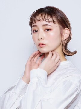 ユニックス モザイクモール港北店(UNIX) 【UNIX港北】抜け感ニュアンスボブ#前髪パーマ#イヤリングカラー