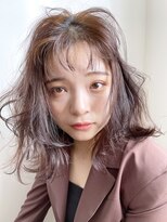 アルバム 渋谷パルコ(ALBUM)&nbsp;ふわふわボブ_チェリーブラウンフェミニンロング_58896