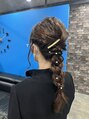 タジサスヘアー(TAJISAS HAIR)&nbsp;結婚式のお呼ばれセットも可愛く仕上げさせていただきます!!