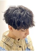 ツイストスパイラル/メンズカット/眉毛/刈り上げマッシュ