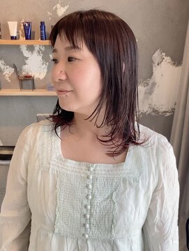 エイチヘア(h hair) 【hhair 四条大宮】ミディアムレイヤー
