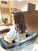 【グレージュカラー】【コテ巻き】【10代20代】