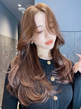 アイティー バイ アルバム 浦和店(IT by ALBUM) グレーベージュグレージュカラーレイヤーロング_9443