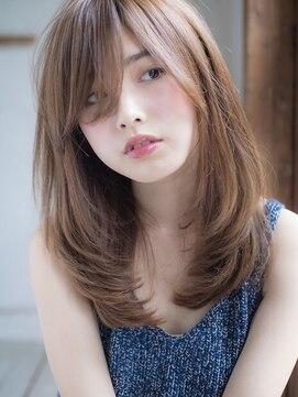 ロンドカスティーヨ 四日市(Lond castillo) 【ロンドカスティーヨ】佐京　柔らかベージュワンカールレイヤー