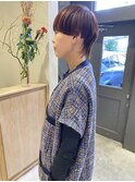 20代30代40代小顔ハンサムショートマッシュウルフ