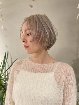 イルフレール(ill frere) ryu【ブロンドヘア　前上がりボブ　クラシカルボブ 中津　】