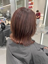 アールプラスヘアサロン(ar+ hair salon) オレンジブラウンハイライト