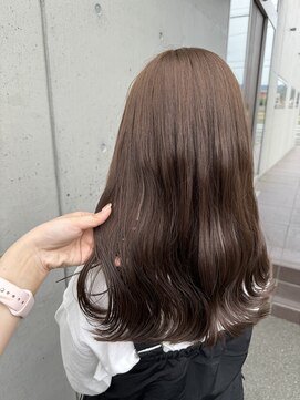 アチーブ ヘア デザイン(achieve hair design) ブリーチなしダブルカラーゆるふわなみウェーブロング大人可愛い