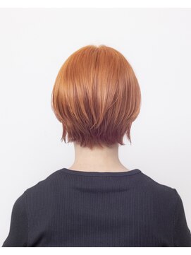 ルプラ ガーデン(le-pla garden) オレンジベージュ#ショート#ケアブリーチ#ダブルカラー#豊橋