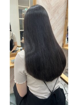 オーブ ヘアー アズール 吉祥寺店(AUBE HAIR azul) グレージュ×縮毛矯正
