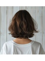サロンドリゼット(SALON DE RISETTE) ナチュラルボブ×大人ショートボブ×ウェーブ