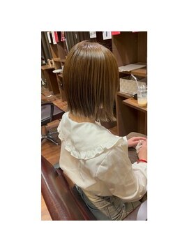 ランソ 成田店(RUNSO) 外はね切りっぱなしボブ♪