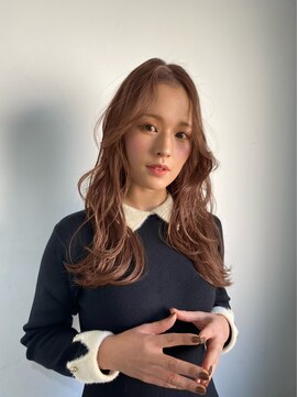 シャル 町田(shalu) 【shalu町田】　韓国風ロング　ココアブラウン