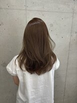 シェノン 近鉄奈良店(CHAINON)&nbsp;ブリーチなしWカラー×アイスグレージュ