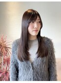 小顔見え モテ髪レイヤー ワンカール ベージュ【20代/30代】