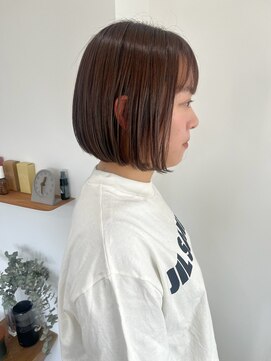 カフネ(CAFUNE) ブラウンベージュカラー×ボブ