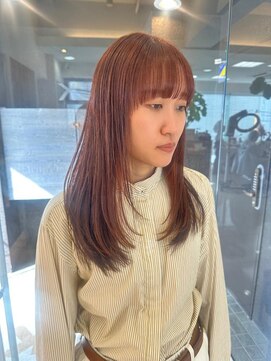 ラック 鎌倉店 (LUCK) 艶髪高発色*イノアカラーでつくるオレンジブラウン