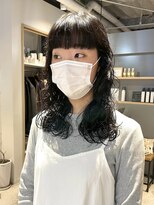 コフィー バイ メルト 吉祥寺(cofy by melt)&nbsp;山本/吉祥寺20代レイヤーカットニュアンスパーマ前髪顔周り