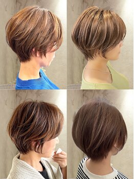 ティアム(TIAM)の写真/《技術力が試されるショートヘア》髪質,骨格,クセの流れを分析しあなたの魅力を最大限に引き出すデザインに