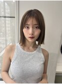 ナチュラルボブ×フェミニンバング（町田）3