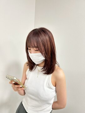 ビーグレイス シモエド店 韓国風レイヤーカット × 30代流行セミロング