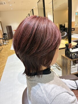 【大人レイヤー】ショートウルフレイヤー×モーブピンク