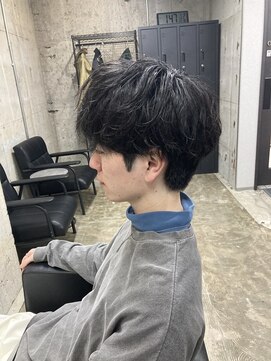 アソビ 元町店 シャドウパーマ