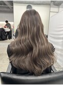 ダブルカラーケアブリーチハイライトバレイヤージュ白髪染め