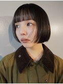 ボブ／ミニボブ／切りっぱなしボブ