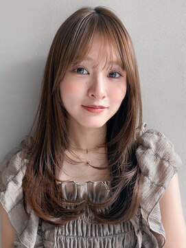 リヤン 表参道(lyann) 艶感外ハネボブサイドバングこなれヘア大人可愛い結べるボブ