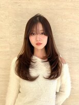 パルス ヨコハマ(PULSE yokohama)&nbsp;韓国ハッシュカットレイヤーカットワンカールブリーチなしカラー