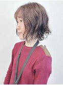 ＊ふわふわボブ大人ボブパーマゆるふわパーマニュアンスパーマ