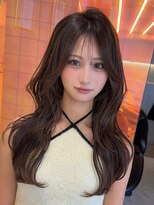 ロンド ストラーダ 心斎橋(Lond strada) ミディアムヘア×ハッシュカット×グレージュ【心斎橋】