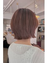 ティティーサッポロ(tity sapporo)&nbsp;肌映えオレンジブラウン×外はねミニボブ