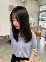 ルトワフクロマチ(Lutowa Fukuromachi) ダークパープル/ナチュラルショート/ミルクブラウン/夏/広島袋町