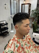 オールマンバーバーショップ 流山おおたかの森(Allman Barbershop)&nbsp;リバースセンターパート/ニュアンスパーマ/ダウンバング/流山