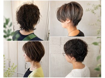 ジェリカ(Jlica)の写真/【あなたの髪だから、似合うスタイルがある】クセ毛を活かしたり白髪を味方にしたり日々の変化も楽しめる。