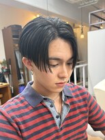 スタジオフォーエイチ(STUDIO 4H)&nbsp;刈り上げセンターパート/シースルー/前下がり/八木勇征/マッシュ