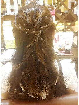 ヘアースタジアム ボブ 寝屋川公園駅店(Hair Stadium BOB) ゆるふわ×ちょい編みくるりんぱ☆