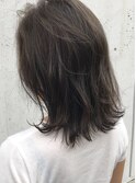 結べるボブ×外ハネレイヤー×黒髪暗髪ハイライト地毛風カラー