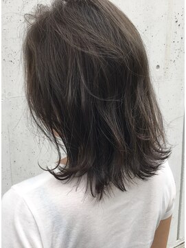 ヘアデザイン ソラ(Sola) 結べるボブ×外ハネレイヤー×黒髪暗髪ハイライト地毛風カラー