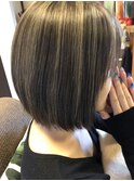 外国人風ダブルカラーメッシュ【国際美容師清水】