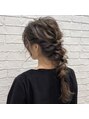 オーバーヘアー 姫路店(over hair) 最近人気の編みおろし☆結婚式アレンジにもカジュアルにも!