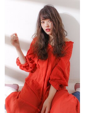 ヘアアンドデイスパ アグー(hair&dayspa AGU) 【横須賀中央　AGU】大人かわいい無造作ウエーブグレージュ