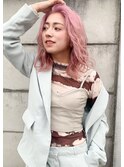 【yoke×RYO】くびれカット/ペールピンク/鎖骨ミディアム/立川