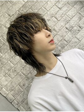 アクシー ヘアーアンドメイク(AXY HAIR&MAKE) ハイライトマッシュウルフ