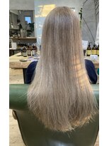 マハナ(Mahana by hair)&nbsp;40代50代60代白髪ぼかし脱白髪染めハイライトヘアカラーロング