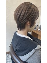 ヘアーサロン 6(hair salon) #明るい白髪染め　　暗い白髪染め履歴から明るい白髪染めへ